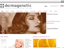 Tablet Screenshot of dermagenetic.com